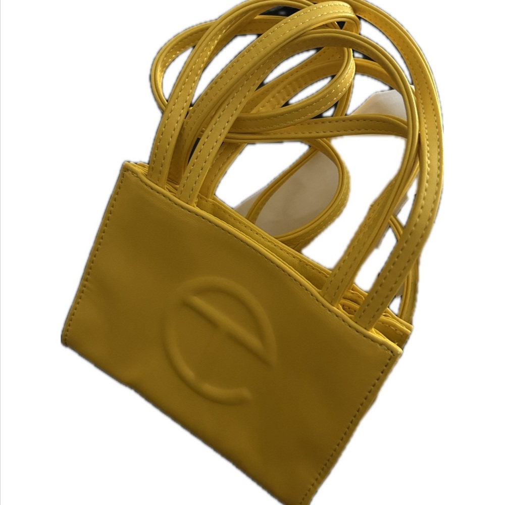 Telfar Yellow Mini Bag Chic and Compact